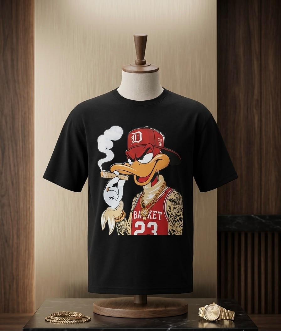 Urban Clicks – Oversized Graphic T-Shirt Premium Cotton Tee